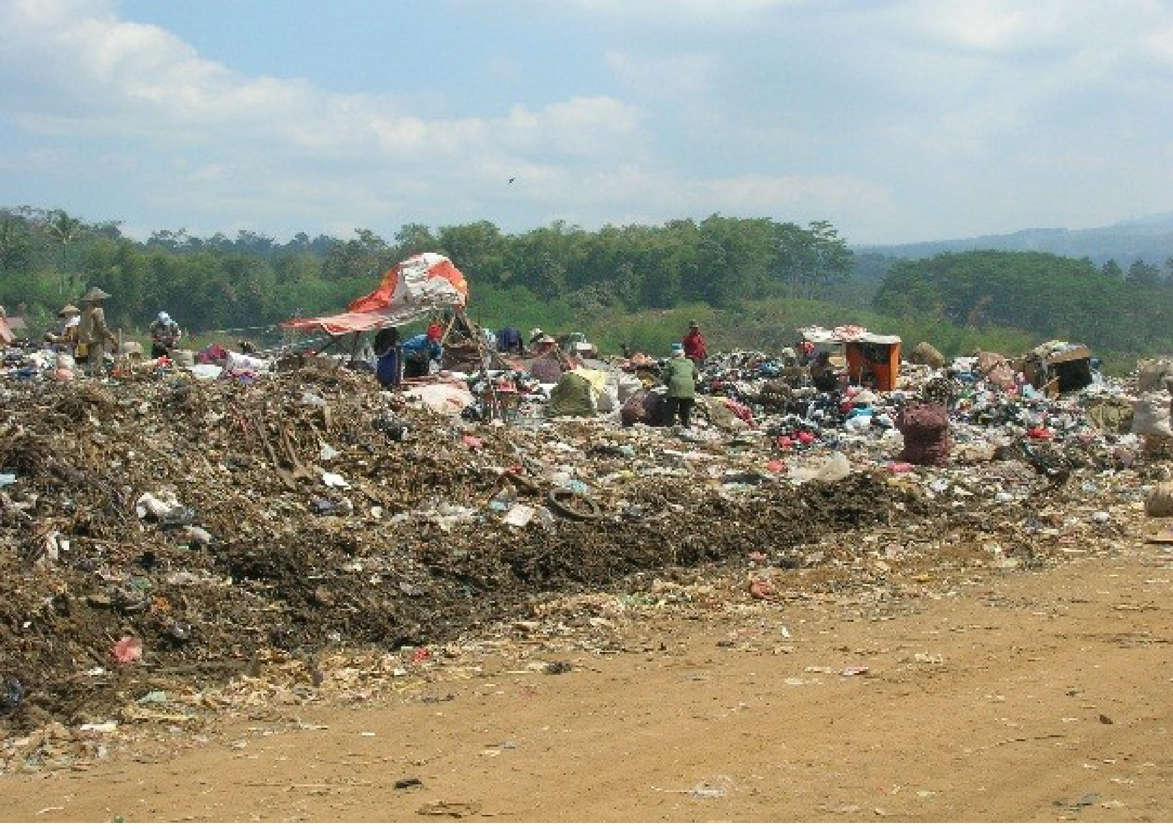 Municipal Solid Waste at dumping site